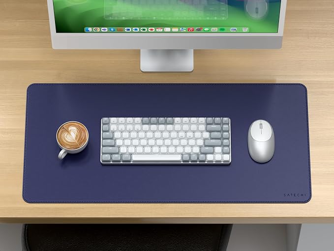 Satechi Vegan Leather Desk Mat, Large Mouse Pad Scratch and Water Resistant - Image 5