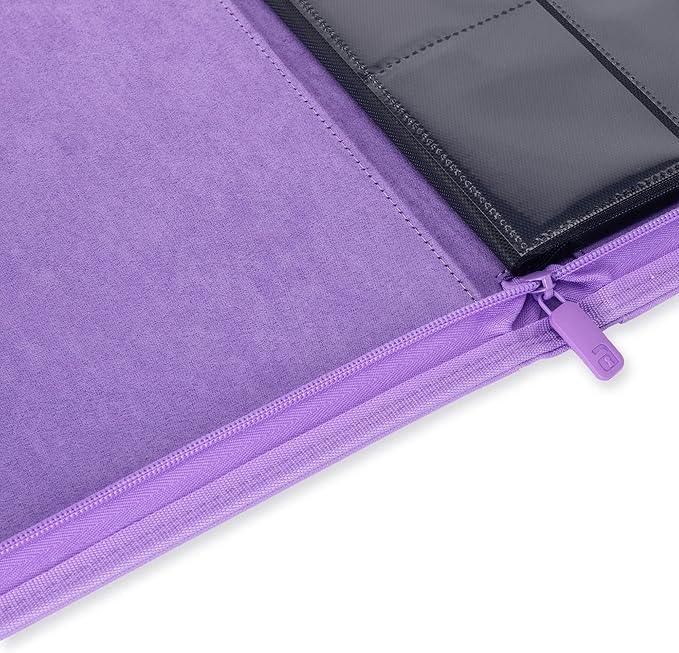 Vault X 4 Pocket Zip Binder, 160 Cards, Exo-Tec Material, 20 Side-Loading Pages - Image 4
