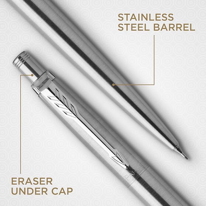 Parker Jotter Mechanical Pencil, Stainless Steel - Image 5