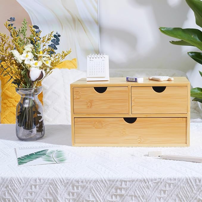 Charmewooden Bamboo Desk Organizer - Image 5