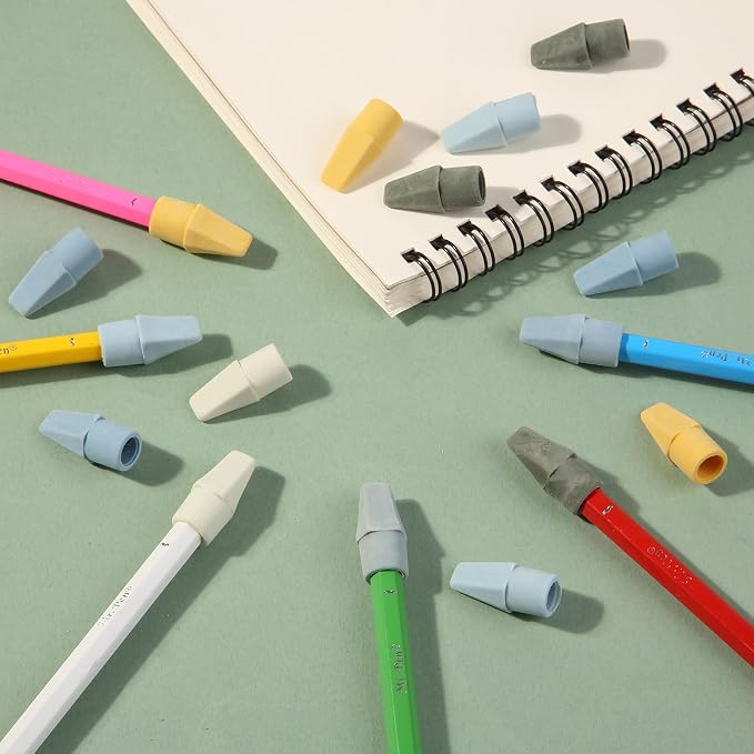 Mr. Pen- Pencil Erasers Toppers, 120 Pack, Latex Free, No Smudge | Mr Pen - Image 8