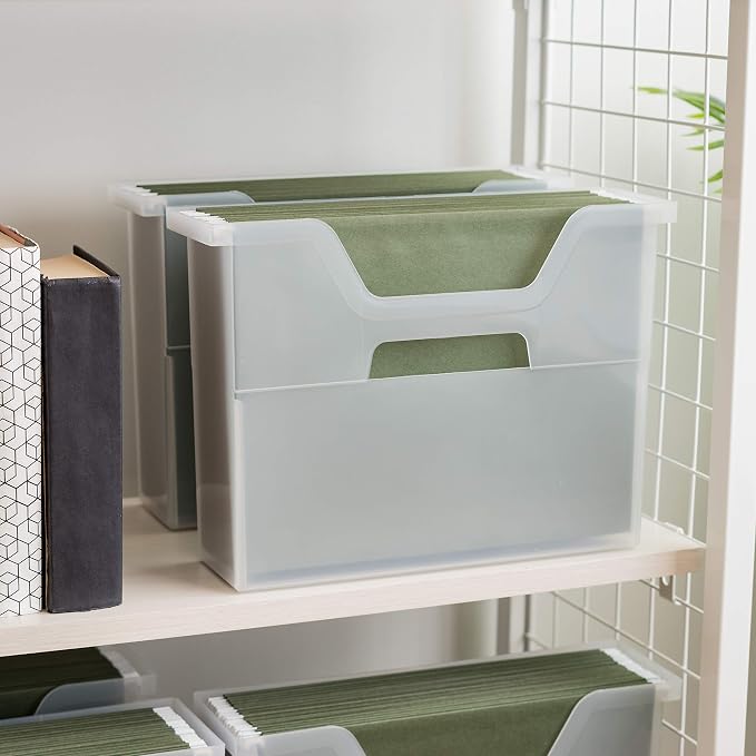 IRIS USA Small Portable Desktop File Box - Image 9