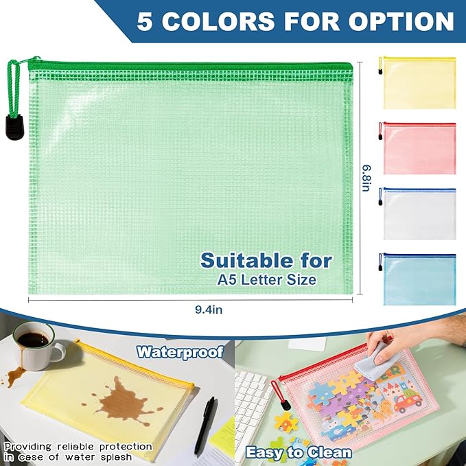 Mesh Zipper Pouch Bags - Image 5