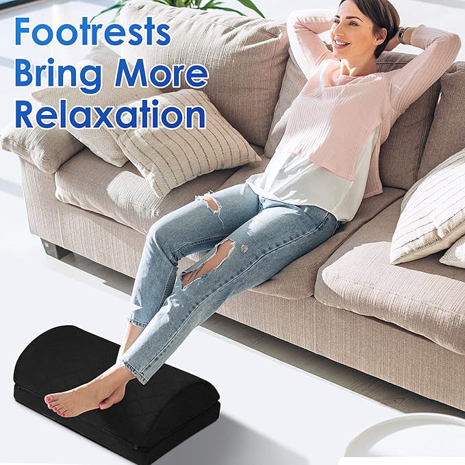 CushZone Foot Rest, Desk & Gaming Accessories, Foot Rest - Image 6