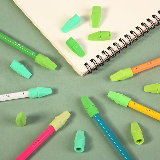 Mr. Pen- Pencil Erasers Toppers, 120 Pack, Latex Free, No Smudge | Mr Pen - Image 8