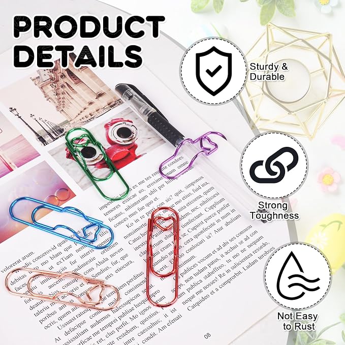 16 Pack QMPRKPE Paperclip Pen Holder - Image 5