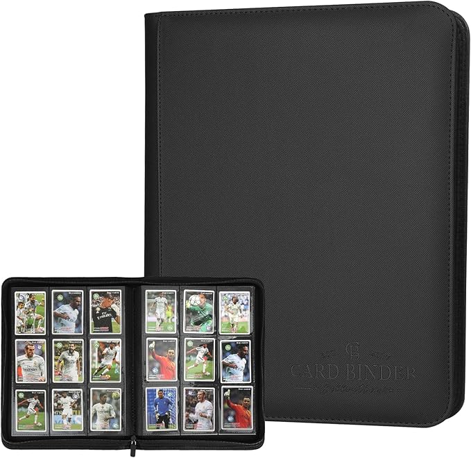Trading Card Binder, Card Collection Binder Album Folder by Foalgo