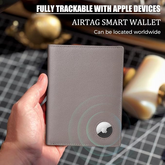Polare Luxury RFID Blocking Leather Passport Holder Travel Wallet - Image 5