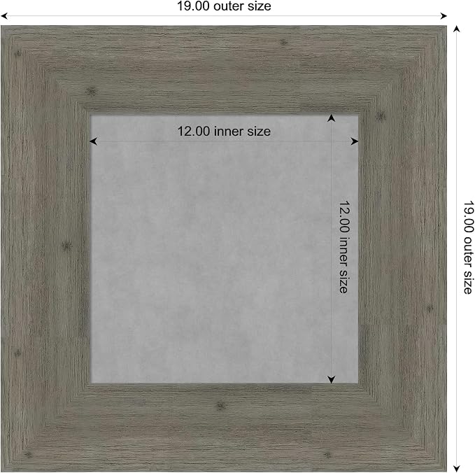 Amanti Art Grey Framed Magnetic Board 19x19 X-Small Vision Board - Image 4