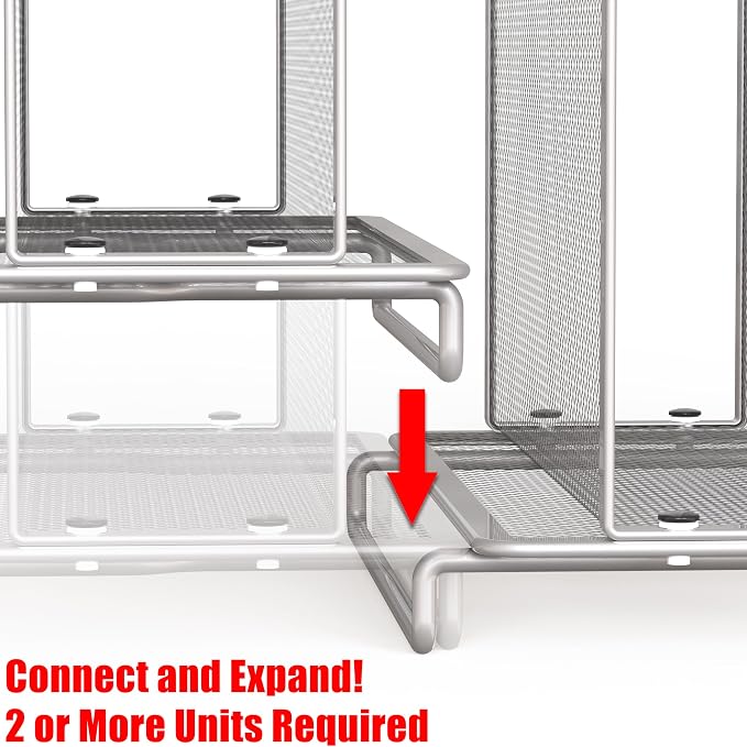 Simple Houseware 5 Section Upright File Sorter Organizer - Image 3