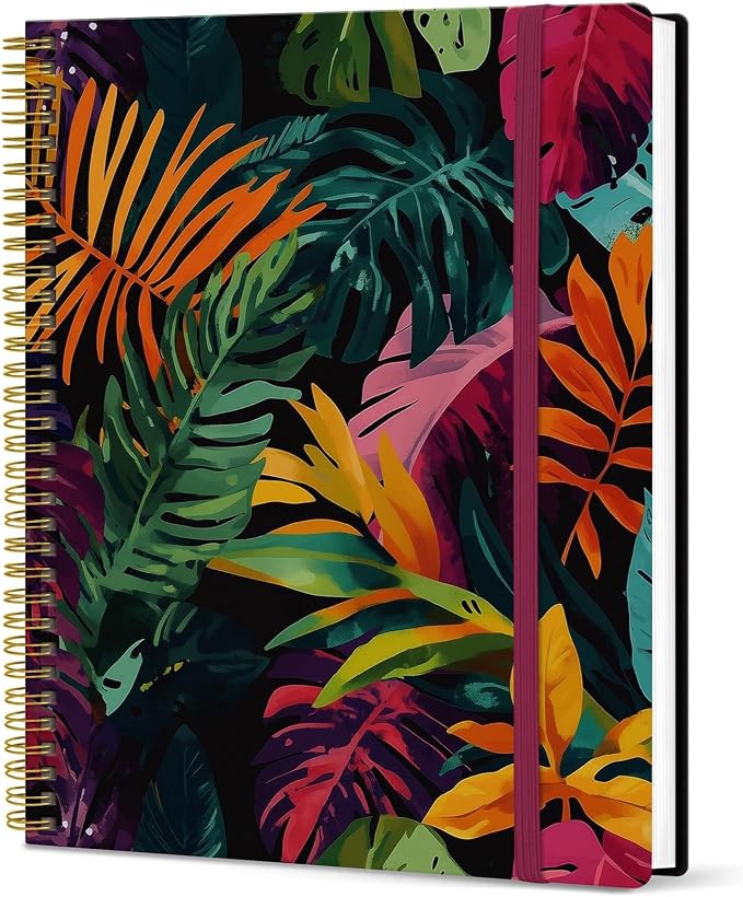 Taja Large Spiral Lined Journal by Taja