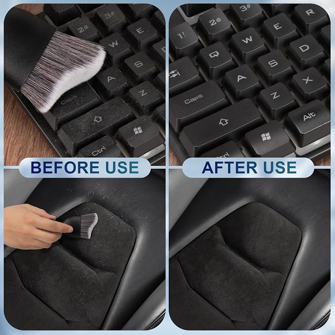 Amrules 2 PCS Car Interior Detailing Brush, Auto Car Dusting Brushes, Soft - Image 4