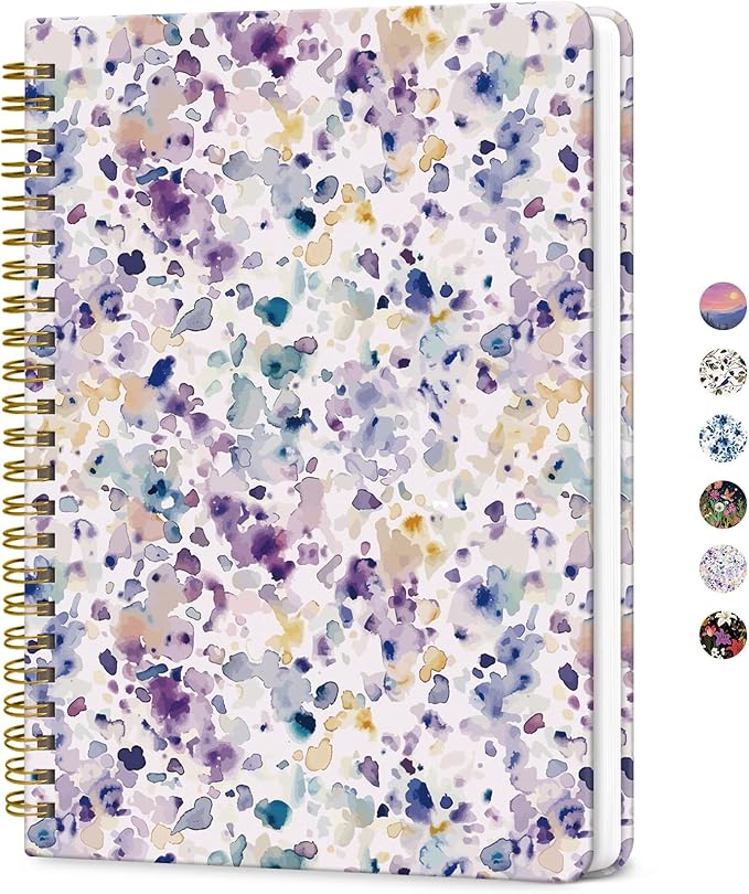 ZOTIA Lined Spiral Journal for Women, A5 Pretty Hardcover Notebook for Work by Zotia