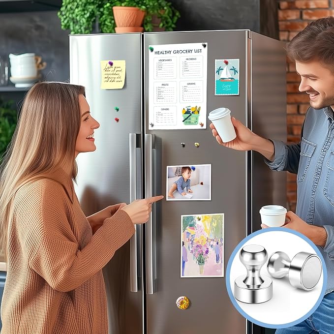 FINDMAG 16 Pack Magnets for Whiteboard, Fridge Magnet, Small Magnets, - Image 5