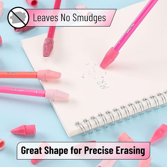 Mr. Pen- Pencil Erasers Toppers, 120 Pack, Erasers - Image 5