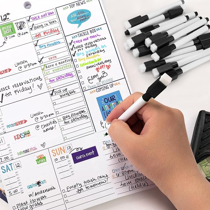 200 Pcs Black Magnetic Dry Erase Markers - Image 5