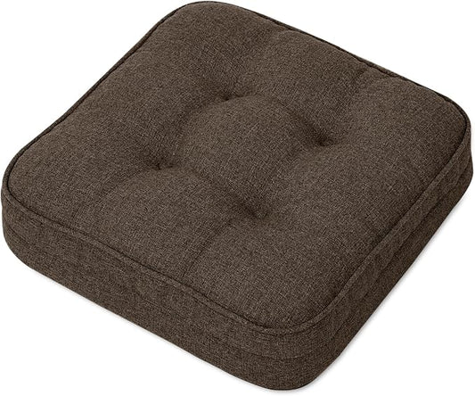 GOFORIT Chair Cushions, Tufted Shredded Memory Foam Chair Pads, Non-Slip Seat by Unknown
