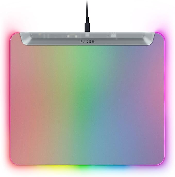 Razer Firefly V2 Pro Fully Illuminated RGB Gaming Mouse Mat: Backlit Design by Unknown