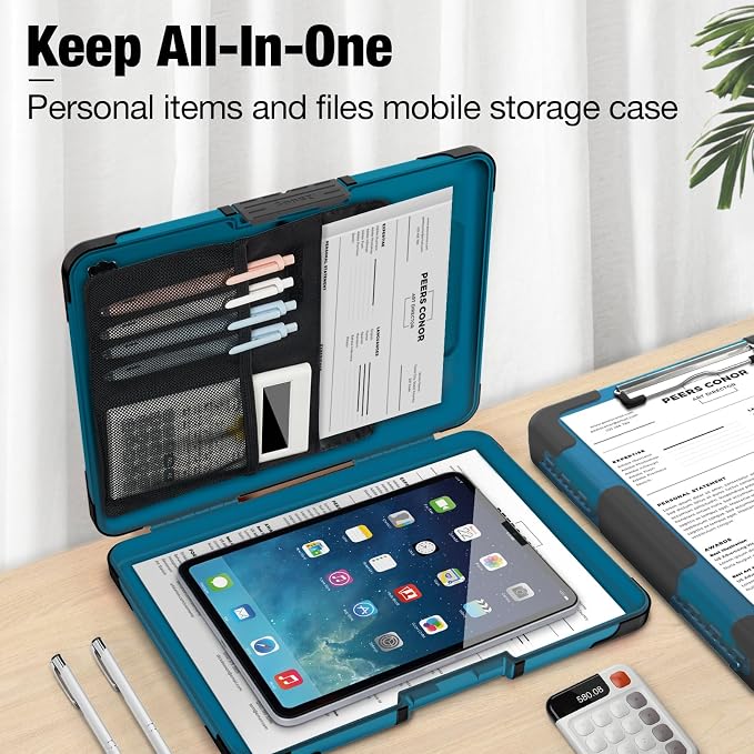 Sooez Toughest Clipboard with Storage, Internal Pen Pouch Included, Letter/ A4 - Image 5