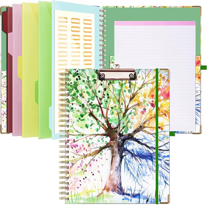 Lateefah Clipboard with Storage, File Folders with Pockets, Nursing Clipboard by Lateefah