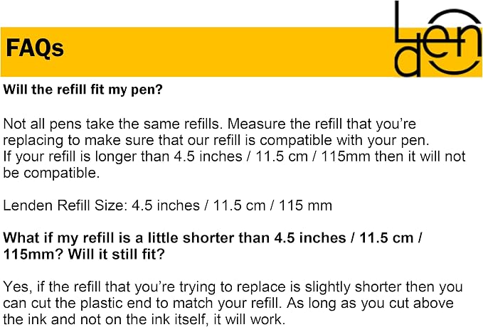 Pack of 12 Gel Ink Refill for Retractable Pens, Medium Tip Point 0.7mm - Image 5