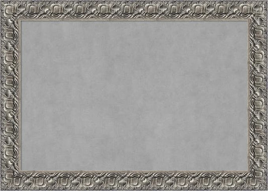 Amanti Art Silver Framed Magnetic Board 30x42 Large Vision Board by AmantiArt