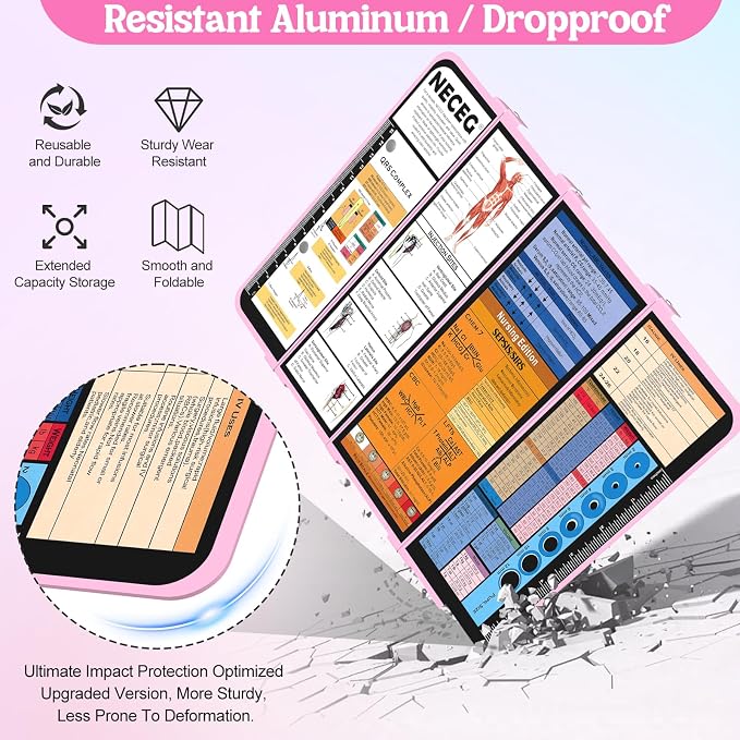 Nursing Clipboard Foldable-4 Layers Aluminum Nurse Foldable Clipboard Nursing - Image 6