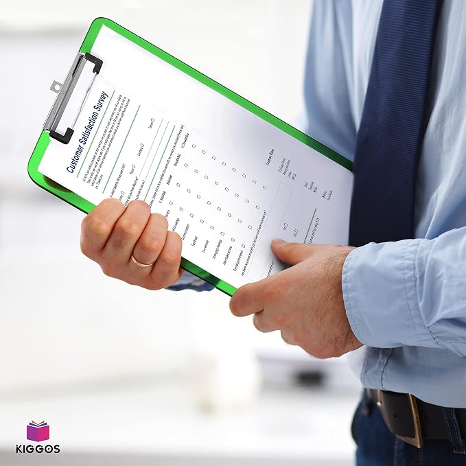 Kiggos 25 Transparent Colored Clipboards Bulk - Image 2