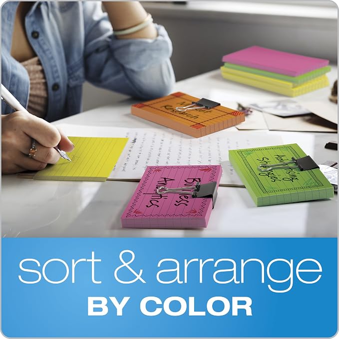 Oxford Neon Index Cards, 100 Per Pack - Image 5