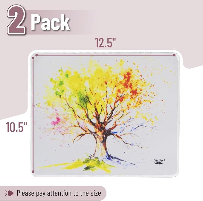 Mr. Pen- Mouse Pad, 12.5"x 10.5", 2 Pack, Eternal Seasons | Laptop and Computer - Image 2
