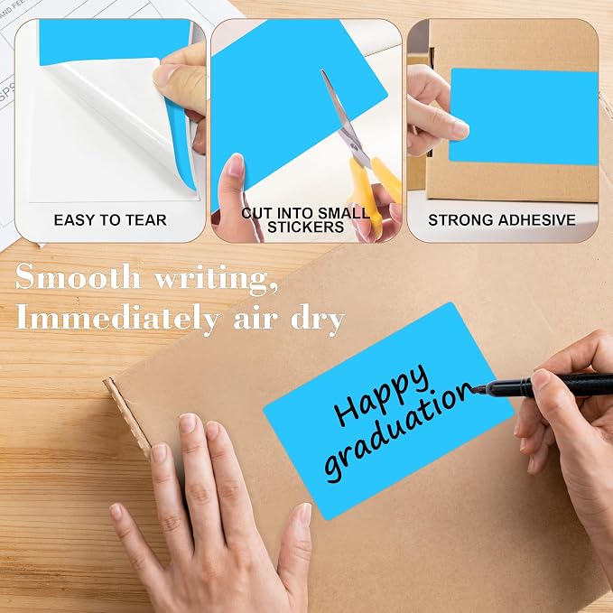 PARLAIM 3x5 inch Rectangle Color Code Stickers - Image 3