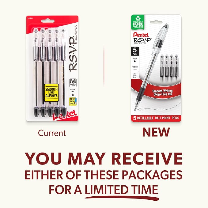 Pentel RSVP Ballpoint Pen, Medium Line - Image 8