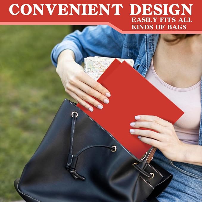 VZCPYTPM 50 Pack Red Folders - Image 2