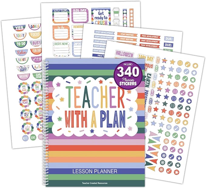 Teacher Created Resources Color Crush Teacher Plan Book by TeacherCreatedResourcesOS