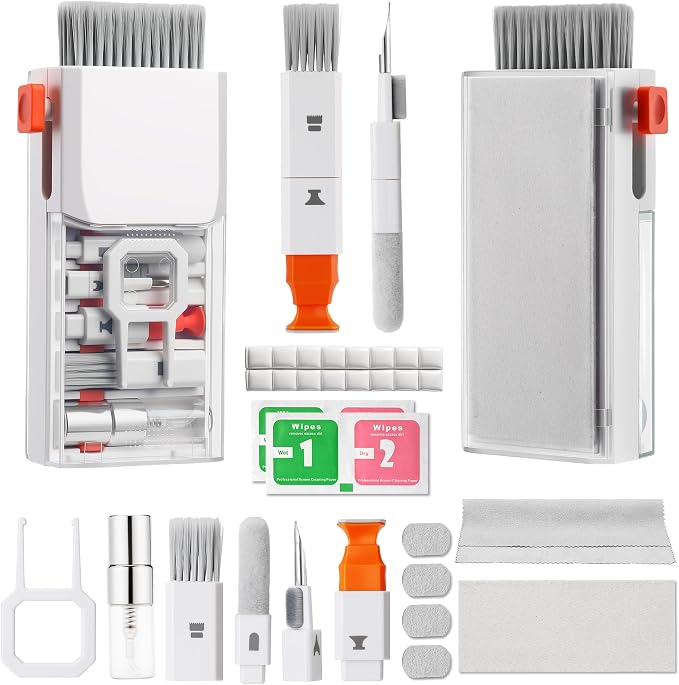 Upgraded Keyboard Cleaning Kit, Microfiber Cloth, Wipes-Cleaning Set by GintaXen