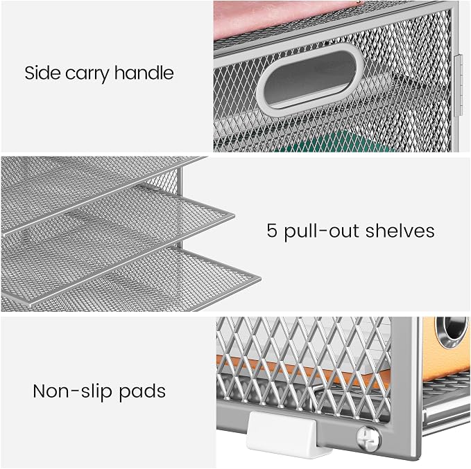 Lavatino 8-Tier Office Desk File Organizer, Letter Tray Paper Organizer - Image 2