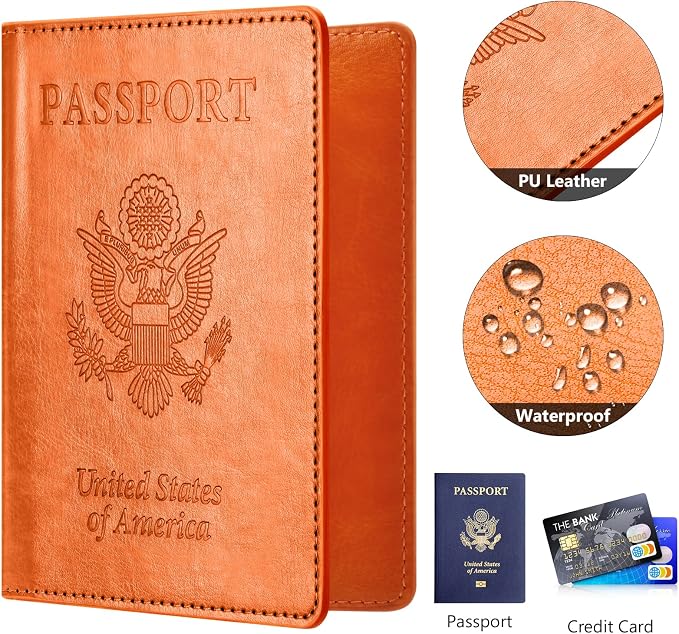 Passport and Vaccine Card Holder Combo, Passport Holder - Image 4