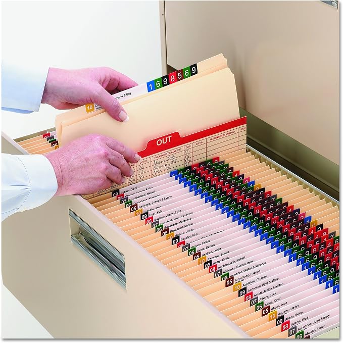 Smead Fastener File Folder, 1 Fastener, Reinforced Straight-Cut Tab, Legal Size - Image 2