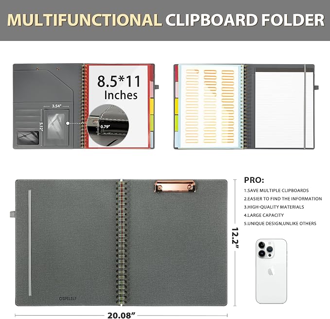 Ospelelf Clipboard with Storage - Image 2