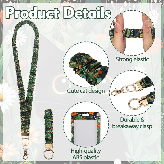 Teacher Lanyard, Scrunchie Lanyard - Image 3