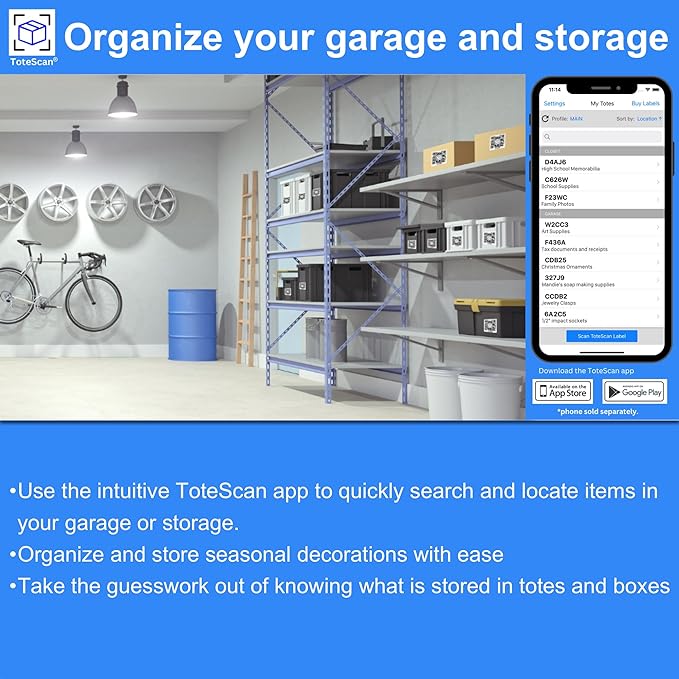 ToteScan Intelligent QR Labels for Organization/Moving/Storage - Image 4