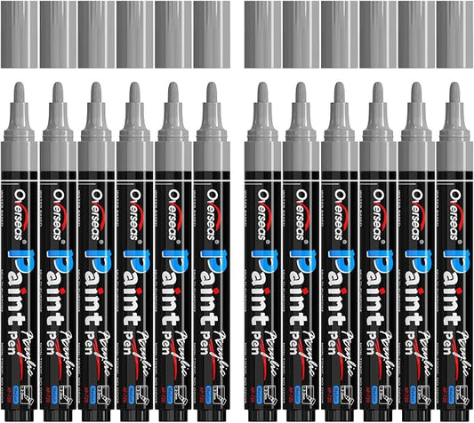 Overseas Silver Paint Pens Paint Markers by Overseas