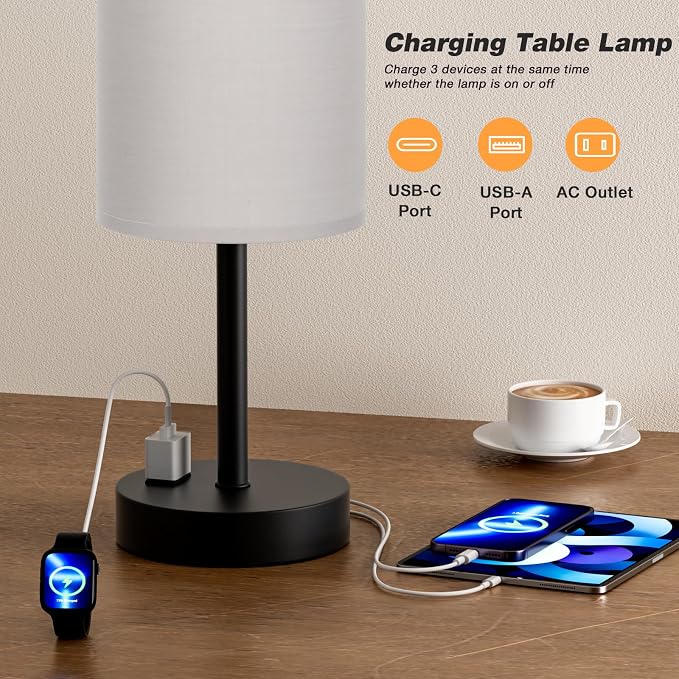 Fenmzee Touch Bedroom Lamp - Image 4