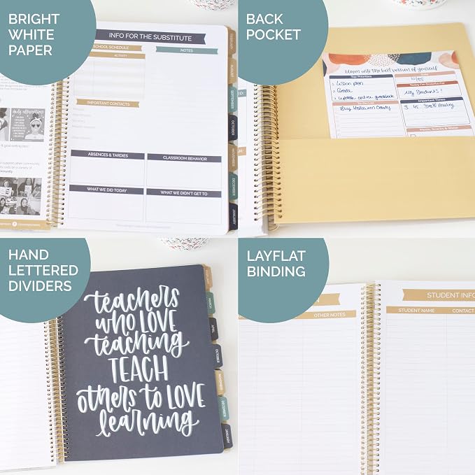 bloom daily planners Undated Academic Year Teacher Planner & Calendar - Image 3