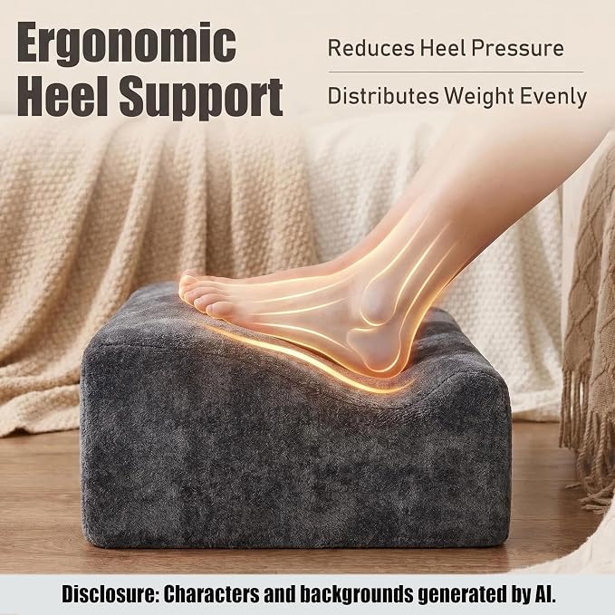 Keep Warm Foot Stool Foot Rest for Under Desk At Work | Office Footrest - Image 9