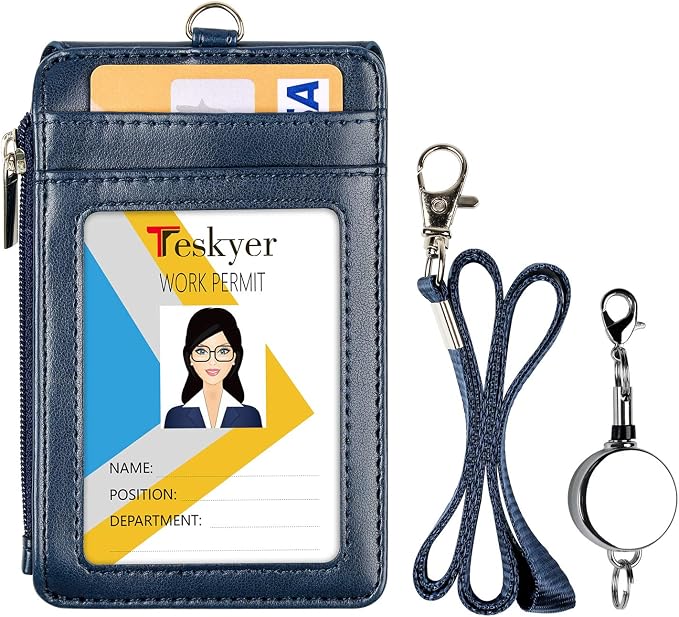 Teskyer Leather Badge Holder - Image 2