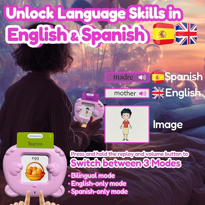 Bilingual Talking Flash Cards for Kids - Image 2