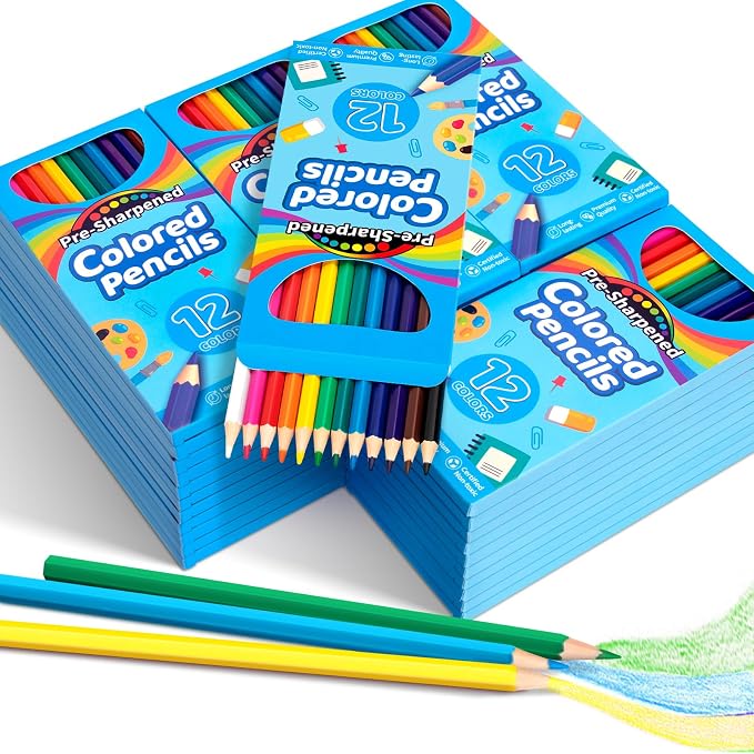 V-Opitos 288 Count Colored Pencils by Wearecommittedtotheresearchandproductionofhigh-qualitykidstoysschoolofficesuppliesandholidayproducts