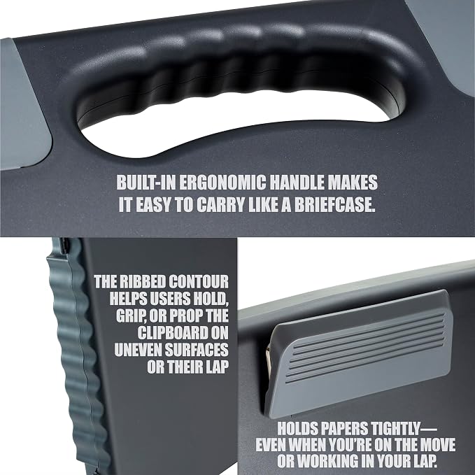 Officemate Portable Clipboard Storage Plastic Case - Image 5