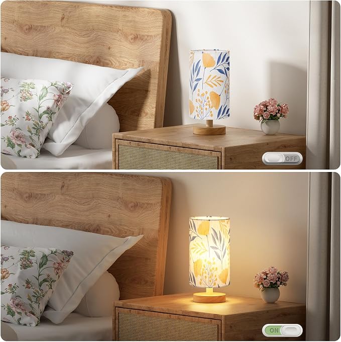 Fenmzee Ginkgo Table Lamp for Bedroom - Image 4